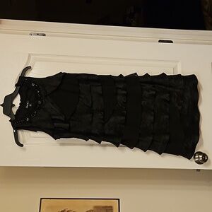 Black cocktail dress